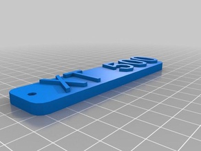 il mio personalizzato globus schluesselanhaenger su misura 3d print model - Mito3D