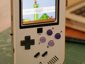 piboy l'avance les jeux vidéo adafruit le bricolage de l'électronique gameboy la nes pitft raspberry pi 3d print model - Mito3D