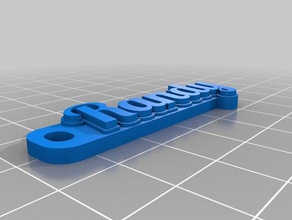 randy organization customized 3d print model - Mito3D