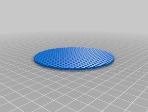 my customized perforated cylindrical plate biology 3d print model - Mito3D