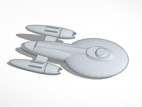 trek-ish starship-tinker sınıf araç sci-fi uzay gemisi star trek 3d print model - Mito3D