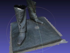 ayaklar las esculturas 3d print model - Mito3D