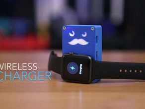 portable del cargador inalámbrico los gadgets apple watch dock el reloj de pie wireless 3d print model - Mito3D