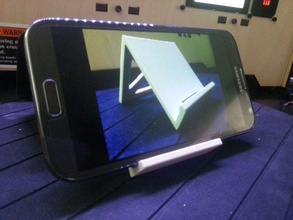 yet another phone stand mobile galaxy note 2 s3 3d print model - Mito3D