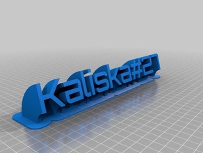 kat2 office kundengebundene 3d print model - Mito3D