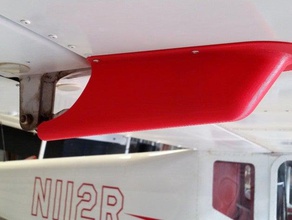 rebelde flaperon pushrod de carenagem hobby aviação elite geral murphy 3d print model - Mito3D