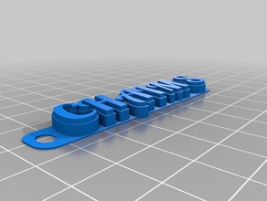 chaim s glow organização personalizado 3d print model - Mito3D