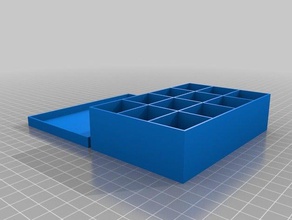 caja para tornillos organización personalizado 3d print model - Mito3D