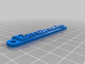 emanuele organización personalizado 3d print model - Mito3D