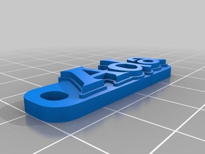 ada organização personalizado 3d print model - Mito3D