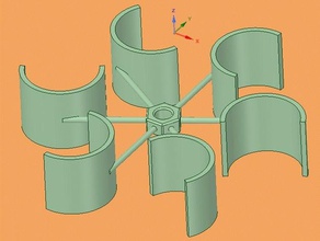 piccola turbina eolica 3d print model - Mito3D