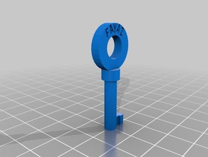 amano pix-21-Schlüssel 3d-drucken 3d print model - Mito3D