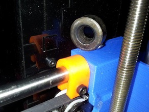 8mm asta di serraggio Stampante 3d parti morsetto rod liscia 3d print model - Mito3D