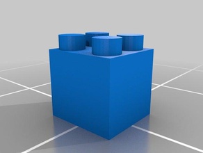 básica de peças lego brinquedos & games 3d print model - Mito3D