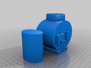 lipstick water bottle 3d printing 3d print model - Mito3D