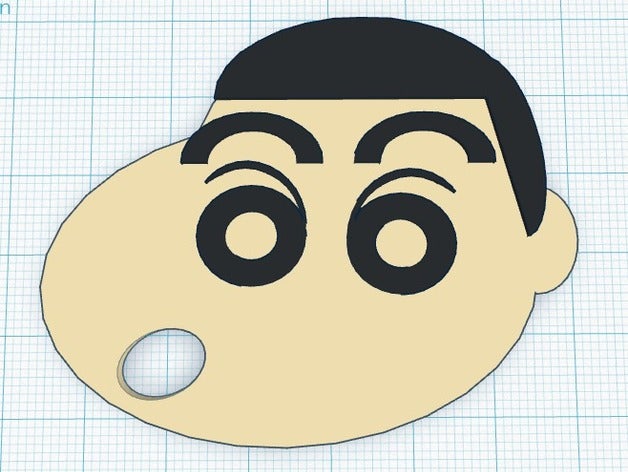 crayon sinchan Anahtarlık 3D print model - Mito3D