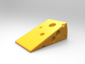 cheese door stopper household supplies 3d print model - Mito3D