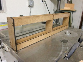 parametric spice rack other kitchen lasercut wood 3d print model - Mito3D
