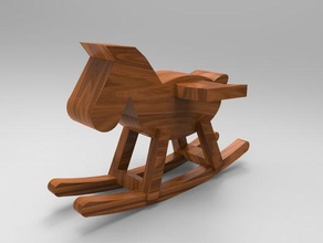 rocking horse Spielsets 3d print model - Mito3D