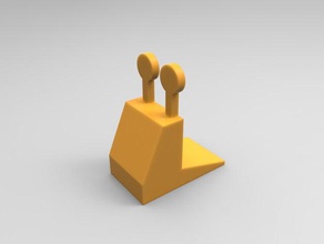 snail door stopper decor 3d print model - Mito3D