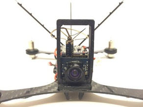 micro quadcopter kamera mount - uncased va1100 r c araçlar anten koruyucu monte edin gerçek mikro spektrum 3d print model - Mito3D