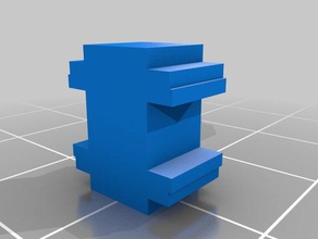 v-slot parallel joiner simple 3d printer parts 3d print model - Mito3D