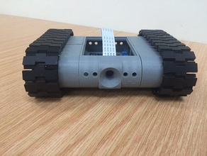 raspberry pi camera partie drogerdy tank bot la robotique adafruit de caméra drone freecad le robot rpi réservoir 3d print model - Mito3D