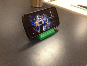 simple phone cradle mobile 3d print model - Mito3D