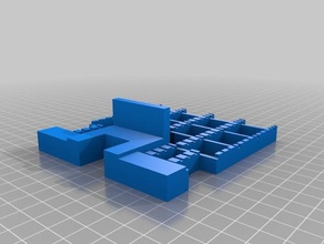 1 144 escala de edificio apartamentos la cara 2 hobby diorama gundam gunpla modelo a 3d print model - Mito3D
