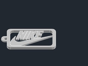 nike key chain keychains 3d print model - Mito3D