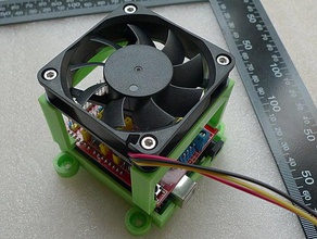 cnc arduino grbl shield stack w 60mm fan diy uno 3d print model - Mito3D