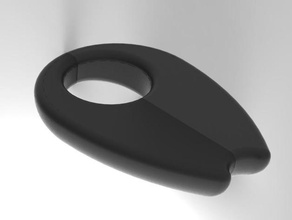 Anahtarlık yuvarlak 3d print model - Mito3D