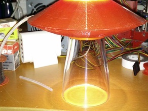 abdução alienígena lâmpada diy alien ufo 3d print model - Mito3D