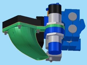 fanduct smartrapcore impressão zona v 23 Impressora 3d acessórios ventilador de refrigeração duto do 3d print model - Mito3D