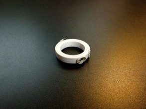 simples reutilizáveis bico de limpeza do anel 3d a impressora os acessórios queimado plástico abs 3d print model - Mito3D