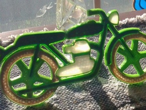 motosiklet sanat vitray 3d print model - Mito3D