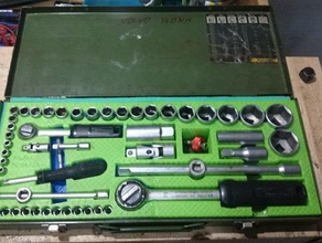 proxxon industrial toolbox inlay replacement parts 3d print model - Mito3D