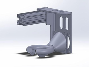 conduits de ventilation soutien - v1 3drag k8200 Imprimante 3d accessoires le conduit fan 3d print model - Mito3D