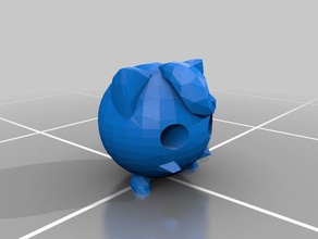 low-poly pummeluff Modelle 3d print model - Mito3D