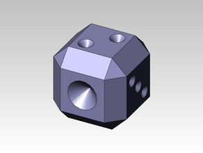 dice & tower 3d print model - Mito3D
