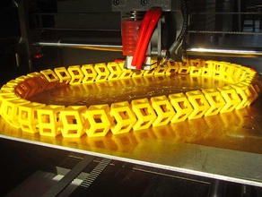 dodeca döngü manyetik açın zinciri interaktif sanat 3d print model - Mito3D
