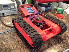 track bot - dave's cut robotics arduino 3d print model - Mito3D