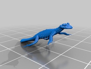 lizard model 3d printing 3d print model - Mito3D