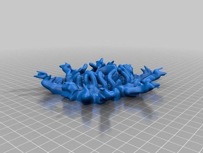eterno boca infinita de cores a arte 3d print model - Mito3D