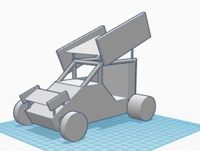 sprint carro A impressão 3d 3d print model - Mito3D