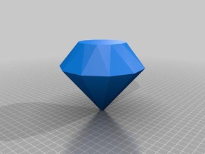mon diamant personnalisé 3d print model - Mito3D