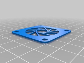 my customized parametric aperture fan grill other 3d print model - Mito3D