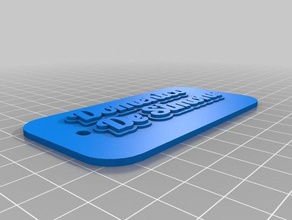 il mio personalizzato multiline tag portachiavi organizzazione su misura 3d print model - Mito3D