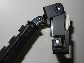 gopro hero único eixo cardan câmera monte pólo balanço 3d print model - Mito3D