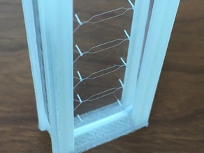 parametric slide holder 3d printer accessories customizer microfluidics 3d print model - Mito3D